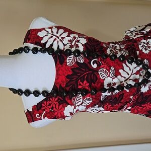 Vintage 1966 Heidi Flowers Kukui Bead Necklace